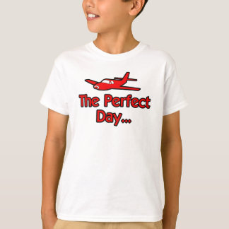 Het Perfecte Dag Vliegtuig T-shirt