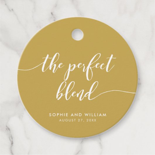 Het perfecte gemengde overvloeien van de Aangepast Bedankjes Labels (Voorkant)