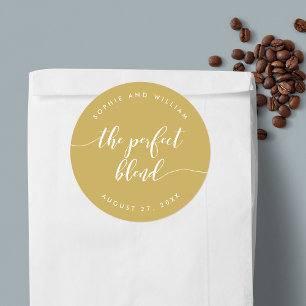 Het perfecte gemengde overvloeien van de Aangepast Ronde Sticker