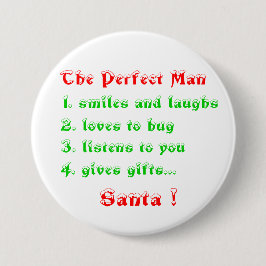 Het perfecte Man - knopen Ronde Button 7,6 Cm