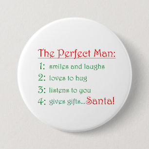 Het perfecte Man - knopen Ronde Button 7,6 Cm