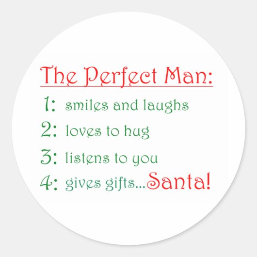 Het perfecte Man - stickers (Voorkant)