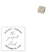 Het perfecte mengsel | Aangepaste wedkalligrafie Rubberstempel (Gestempeld)