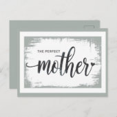 Het perfecte moeder Briefkaart voor mama (Voorkant / Achterkant)