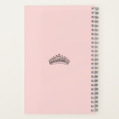 Het perfecte Notitieboek | Roos Pink Glitz (Achterkant)