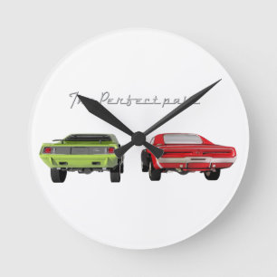 Het perfecte paar ronde klok