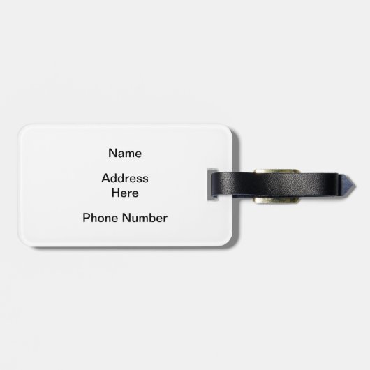 Het perfecte spel 12x bagagelabel (Achterkant horizontaal)