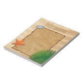 Het perkament op Zand "Mijn noten" - Notitieblok (Gedraaid)