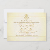 Het  perkamentpapier voor de uitnodiging tot het a (Voorkant)