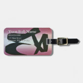 Het Personaliseerbare Bagagelabel van de (Voorkant horizontaal)