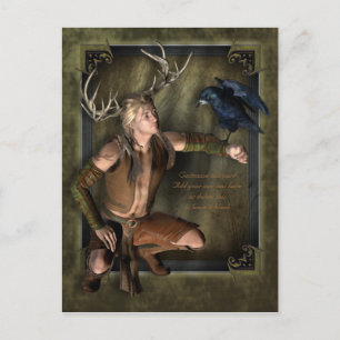 Het Personaliseerbare Briefkaart van het Mannetje