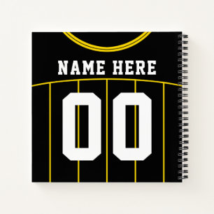 Het Personaliseerbare Notitieboekje van Jersey van Notitieboek