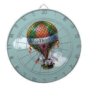 Het personaliseren van een hete luchtballon met wo dartbord