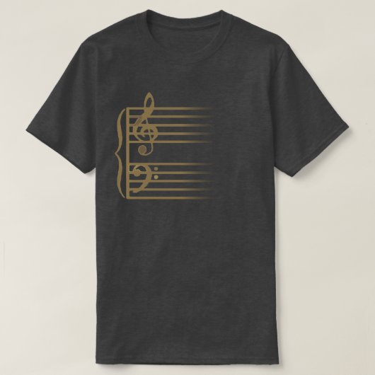 Het Personeel van Musical Life T-Shirt (Design voorkant)