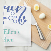 Het persoonlijke leven is beter bij Beach Blue Gre Theedoek (Quarter Fold)