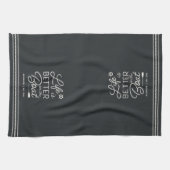 Het persoonlijke leven is beter op de boot theedoek (Horizontaal)