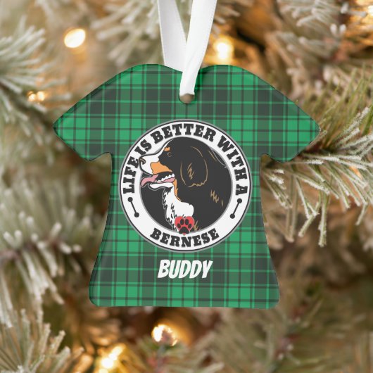 Het persoonlijke leven van Bernese is beter met ee Ornament (Boom)