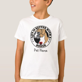 Het persoonlijke leven van Boxer is beter met een  T-shirt