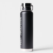 Het persoonlijke Manuscript van de Naam van de Ler Waterfles (Achterkant)