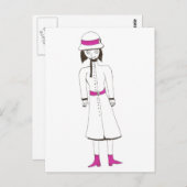 Het Pet en het Wapenmeisje Briefkaart (Voorkant / Achterkant)