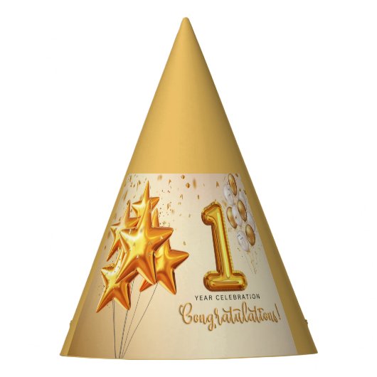 Het Pet van het verjaardagsfeestje Feesthoedjes (Voorkant)