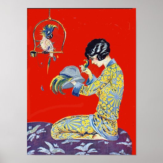 Het pet vintage poster (Voorkant)