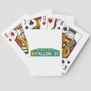 Het Philly Straatbord: Gemaakt voor JOUW Adres! Pokerkaarten