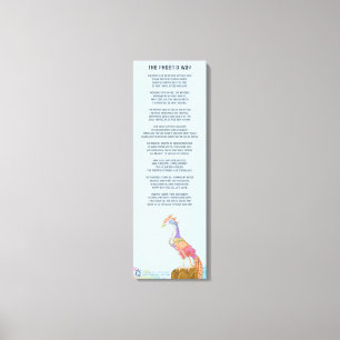 Het Phoenix Way Poem op het Verpakte Canvas Afdruk
