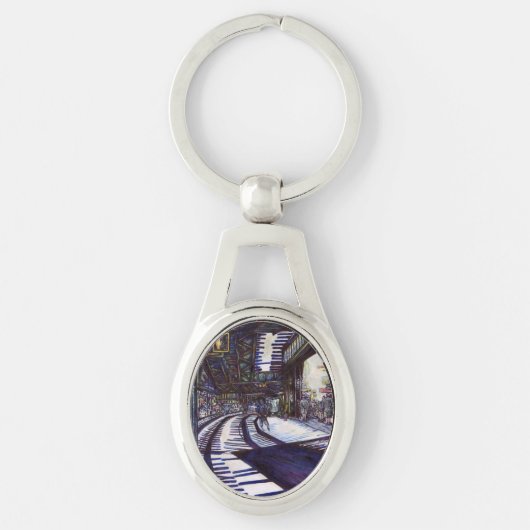 Het piano afstoffen sleutelhanger (Voorkant)