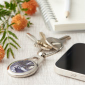 Het piano afstoffen sleutelhanger (Zijkant)