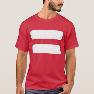 Het pictogram Gelijken T-shirt