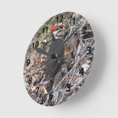 Het Pikken van de Specht van Pileated de Klok van (Hoek)