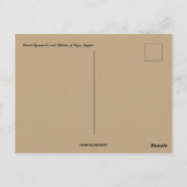 Het piramidecomplex van Gizeh in Egypte Briefkaart (Achterkant)