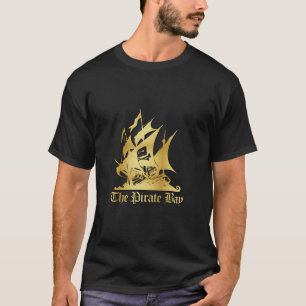Het Pirate Bay Gold Logo t-shirt