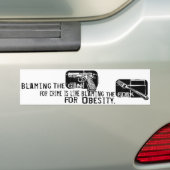 Het Pistool knipperen Bumpersticker (Op auto)