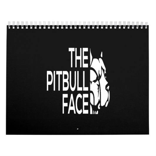 Het Pitbull Face Kalender (Hoes)
