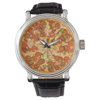 Het pittige Pizza Time Watch (geen indices) Horloge