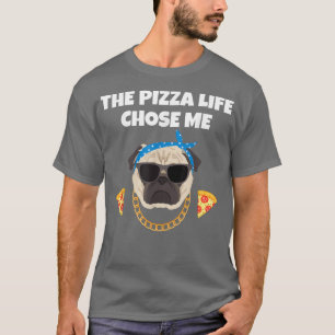 Het Pizza-leven koos me grappig eten dat Italiaans T-shirt