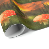 Het plaatsen van de Zon van de Autumn. Cadeaupapier (Rol Hoek)