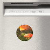 Het plaatsen van de Zon van de Autumn. Magneet (Insitu (Vaatwasser))