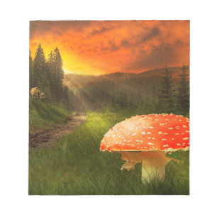 Het plaatsen van de Zon van de Autumn. Notitieblok