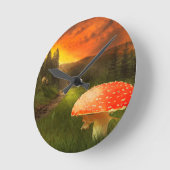 Het plaatsen van de Zon van de Autumn. Ronde Klok (Hoek)