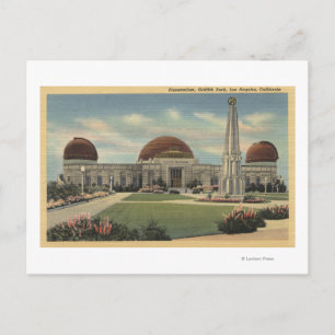 Het Planetarium in Griffith Park Briefkaart