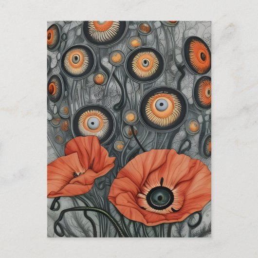 Het Plant Eyeball Briefkaart (Voorkant)