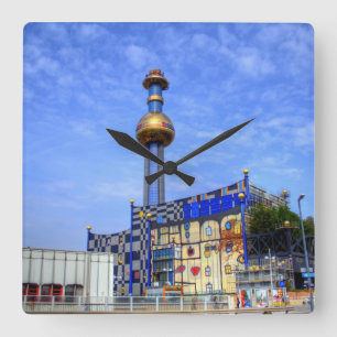Het plant van de het afvalverbranding van vierkante klok