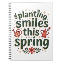 Het planten van Smiles Boer Schattige Spring Boerd