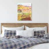 Het platteland canvas afdruk (Insitu (Slaapkamer))