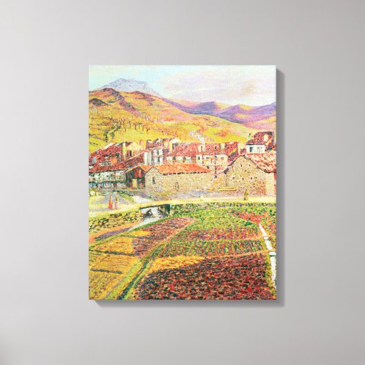 Het platteland canvas afdruk (Voorkant)