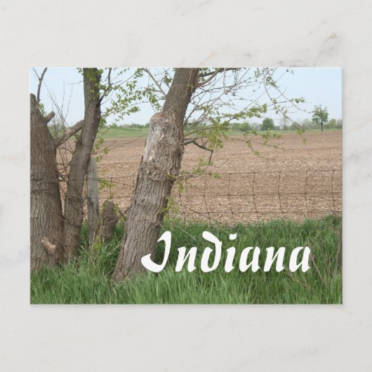Het Platteland van Indiana Briefkaart (Voorkant)