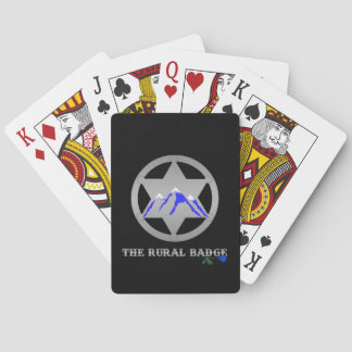 Het Plattelandsbadgekaartspel Pokerkaarten
